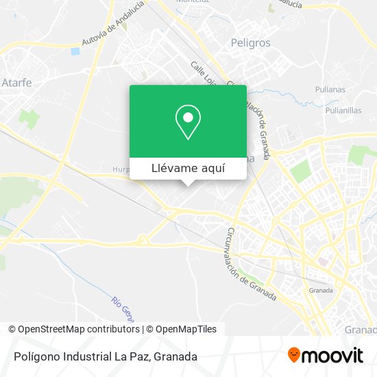 Mapa Polígono Industrial La Paz