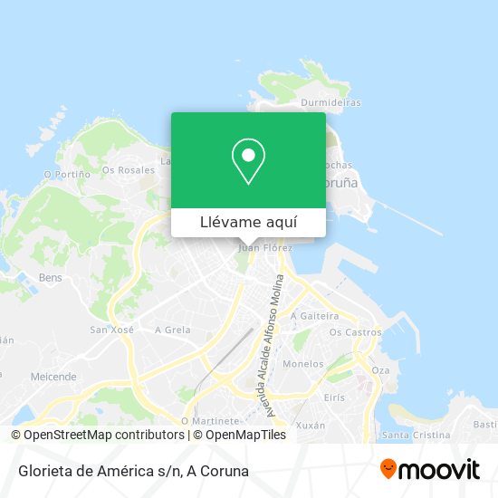 Cómo a Glorieta de América s/n en A Coruña en o Tren?
