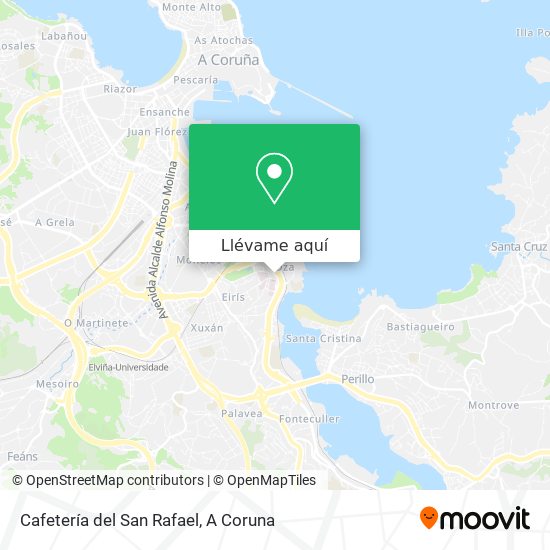 Cómo llegar a Cafetería del San Rafael en A Coruña en Autobús o Tren?