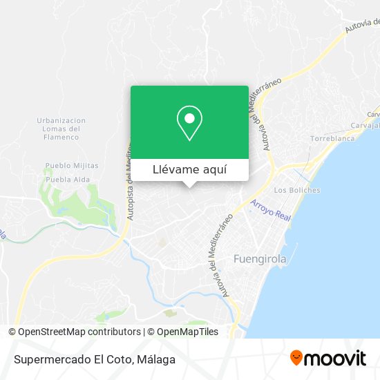 Mapa Supermercado El Coto