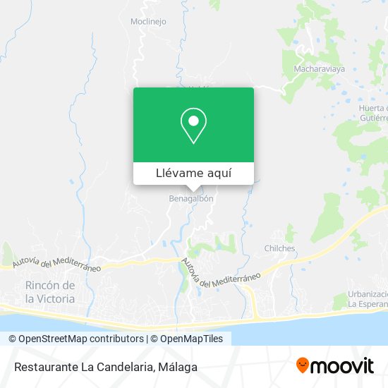 Mapa Restaurante La Candelaria