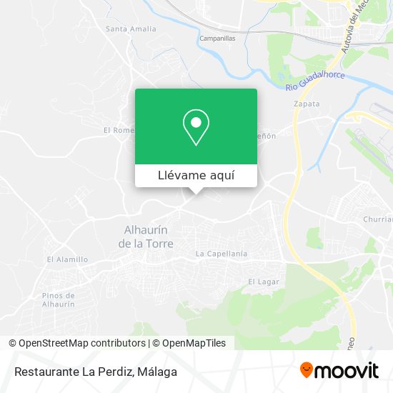 Mapa Restaurante La Perdiz