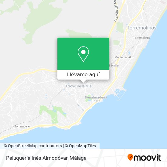 Mapa Peluquería Inés Almodóvar