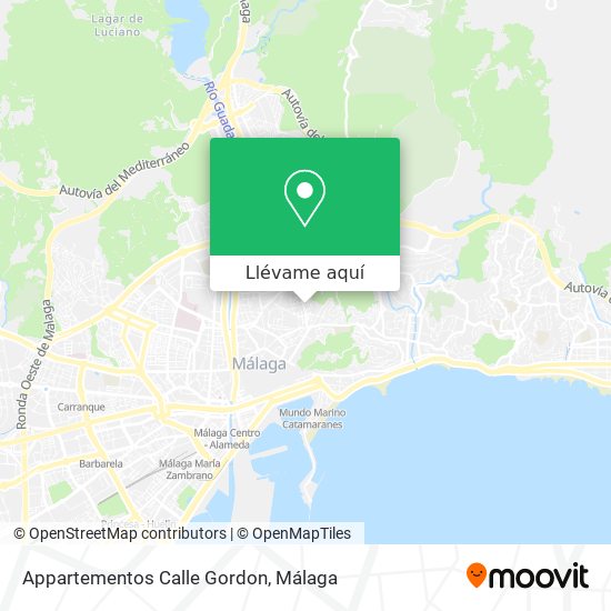 Mapa Appartementos Calle Gordon
