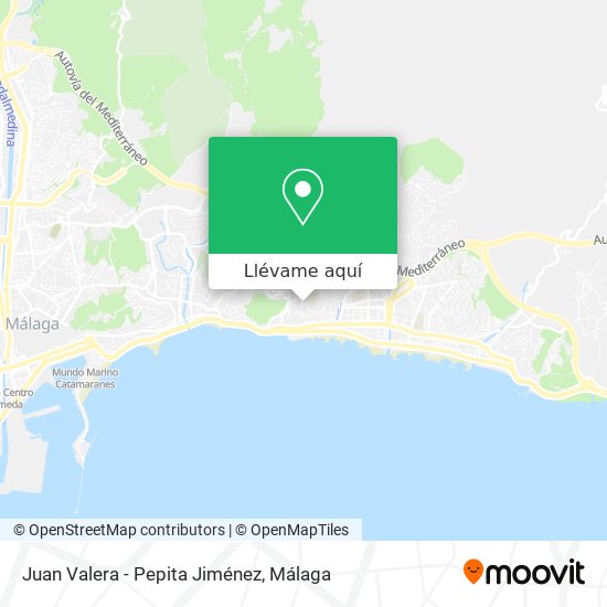 Mapa Juan Valera - Pepita Jiménez