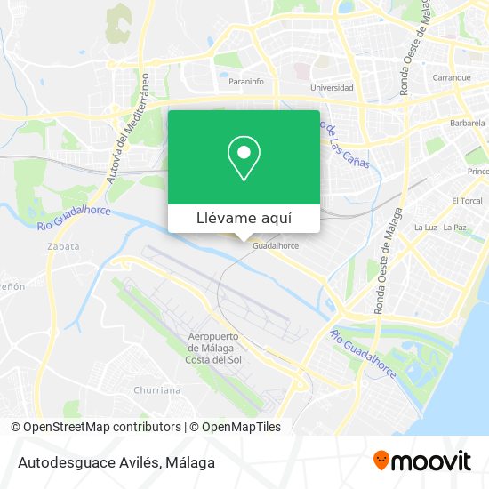 Mapa Autodesguace Avilés