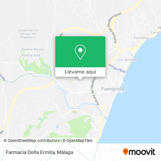 Mapa Farmacia Doña Ermita