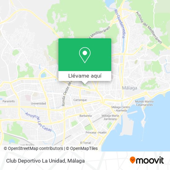 Mapa Club Deportivo La Unidad