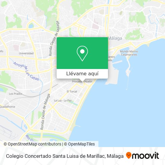 Mapa Colegio Concertado Santa Luisa de Marillac