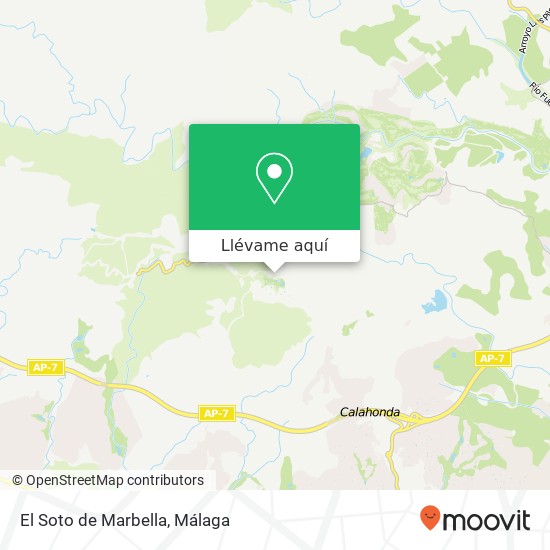 Mapa El Soto de Marbella