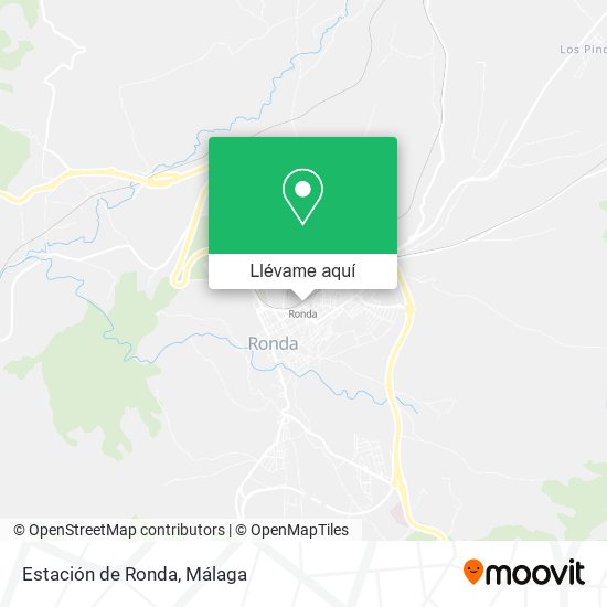 Mapa Estación de Ronda
