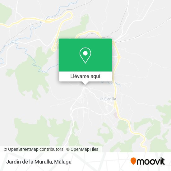 Mapa Jardin de la Muralla