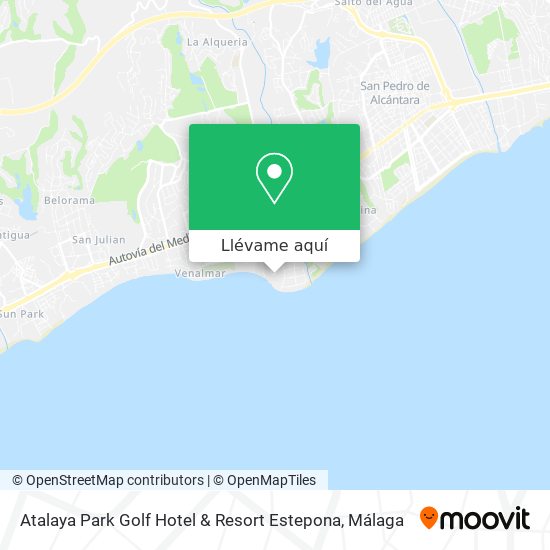 Mapa Atalaya Park Golf Hotel & Resort Estepona