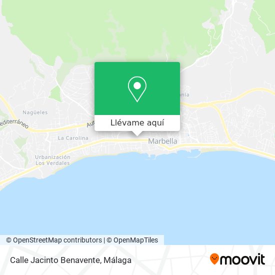 Mapa Calle Jacinto Benavente