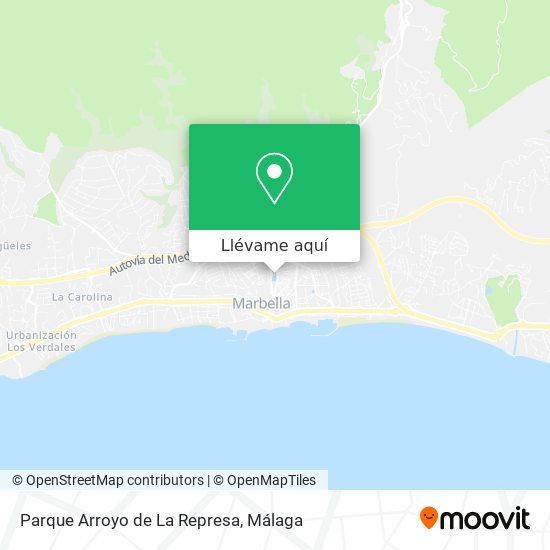 Mapa Parque Arroyo de La Represa