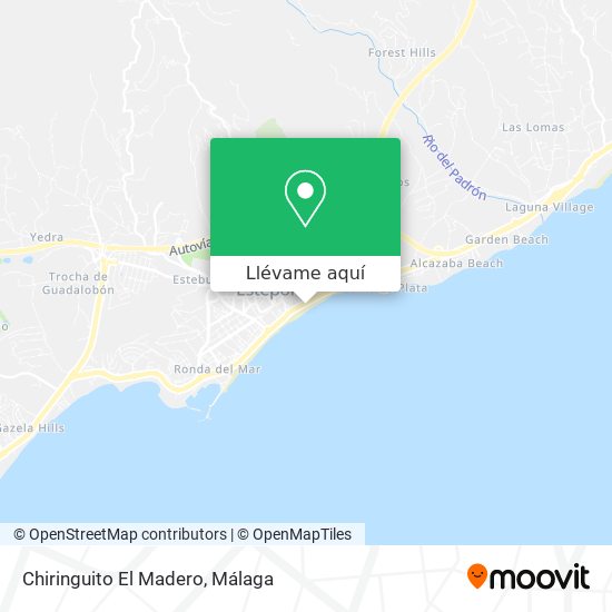 Mapa Chiringuito El Madero