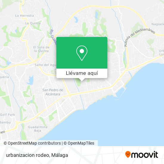Mapa urbanizacion rodeo