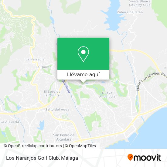 Mapa Los Naranjos Golf Club