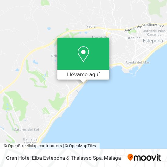 Mapa Gran Hotel Elba Estepona & Thalasso Spa
