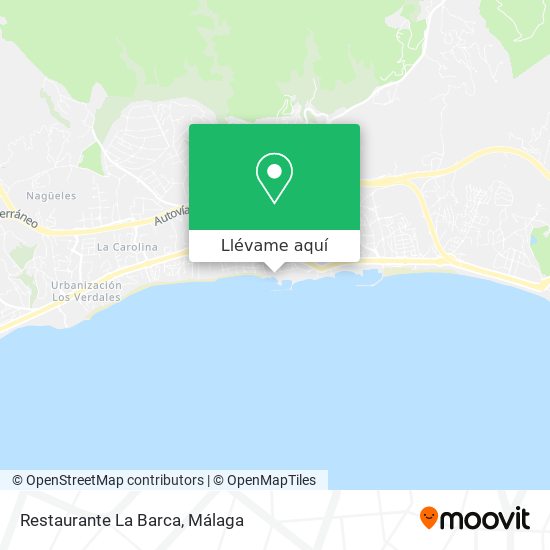 Mapa Restaurante La Barca