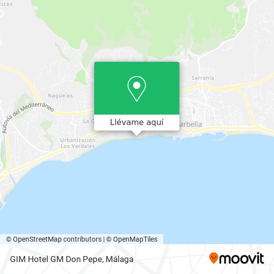 Mapa GIM Hotel GM Don Pepe