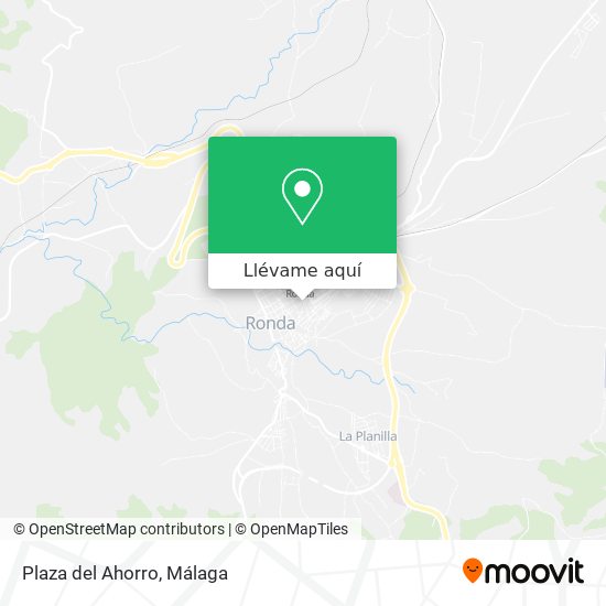 Mapa Plaza del Ahorro