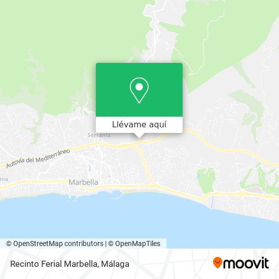Mapa Recinto Ferial Marbella