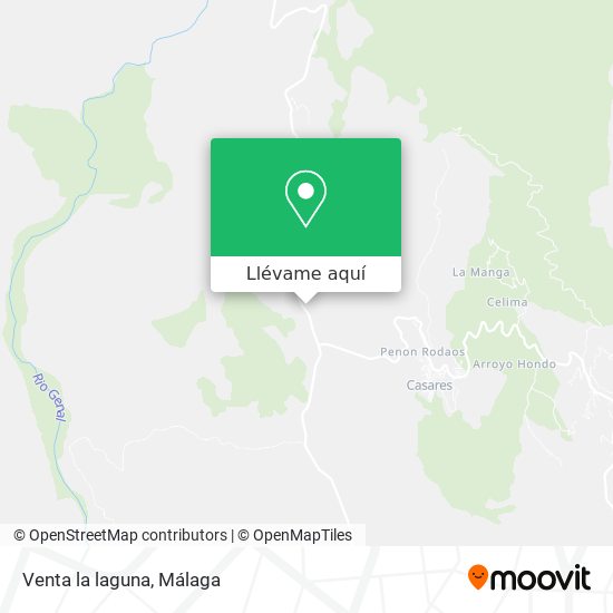 Mapa Venta la laguna