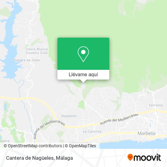 Mapa Cantera de Nagüeles