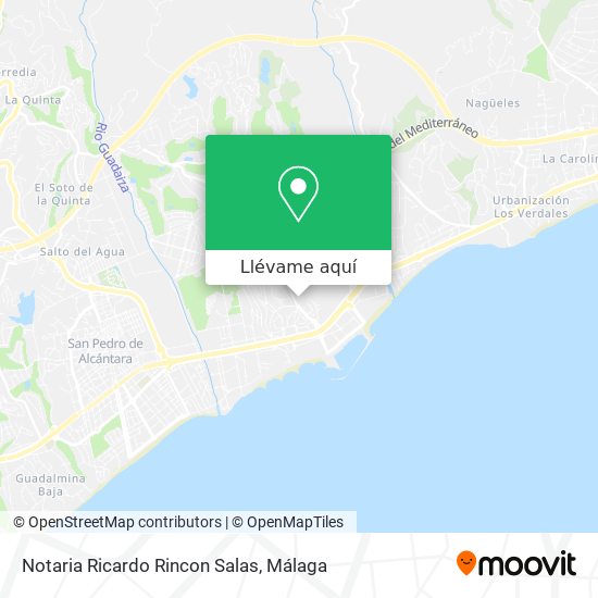 Mapa Notaria Ricardo Rincon Salas