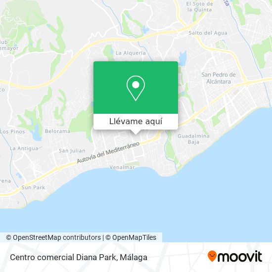 Mapa Centro comercial Diana Park