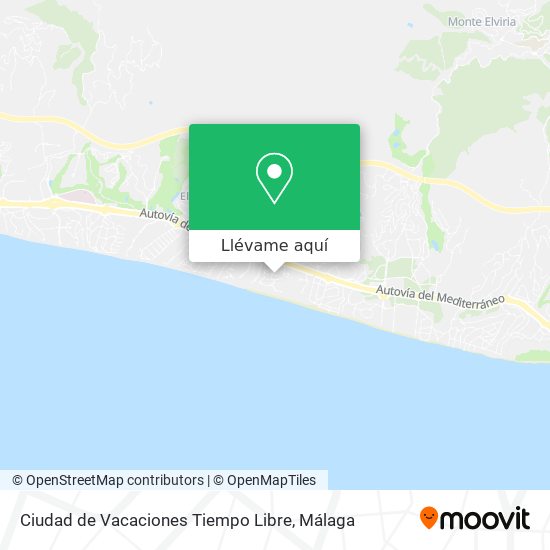 Mapa Ciudad de Vacaciones Tiempo Libre
