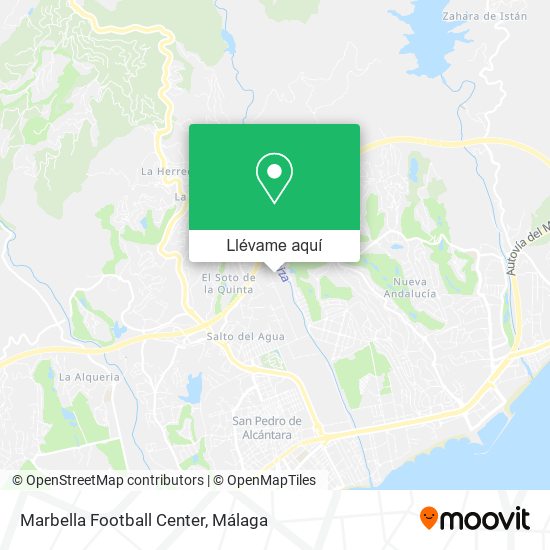 Mapa Marbella Football Center
