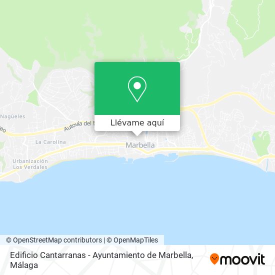 Mapa Edificio Cantarranas - Ayuntamiento de Marbella