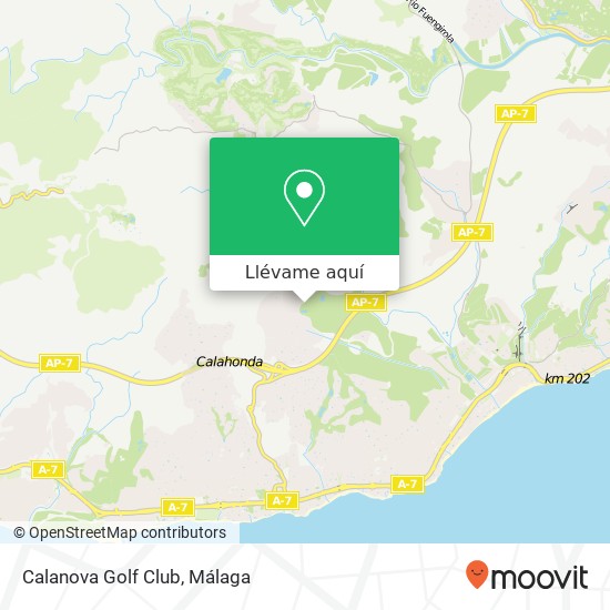 Mapa Calanova Golf Club