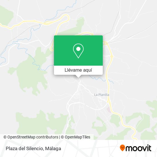 Mapa Plaza del Silencio