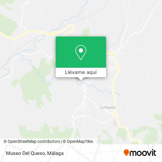 Mapa Museo Del Queso