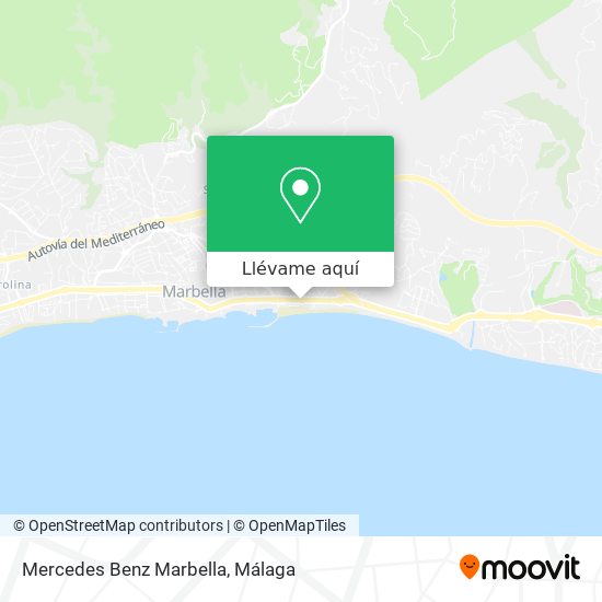 Mapa Mercedes Benz Marbella