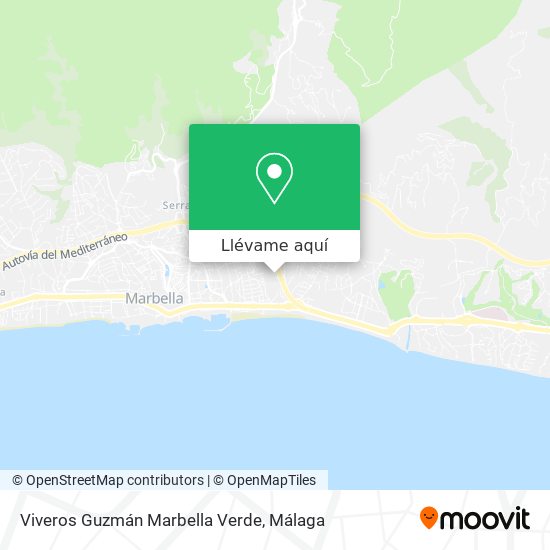 Mapa Viveros Guzmán Marbella Verde
