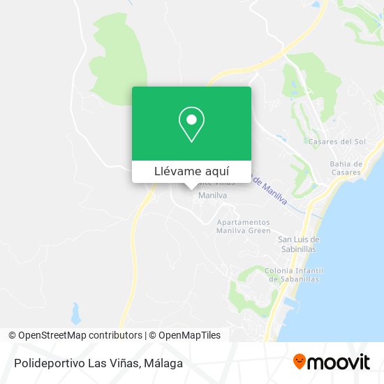 Mapa Polideportivo Las Viñas