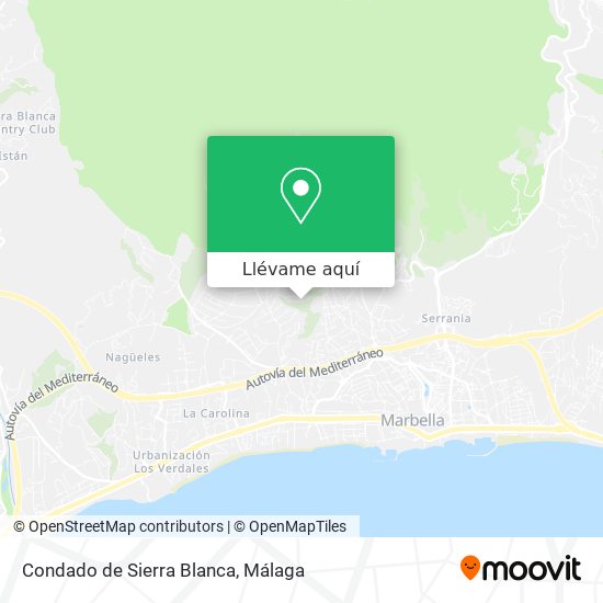 Mapa Condado de Sierra Blanca