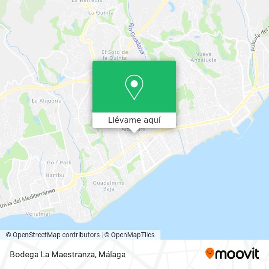 Mapa Bodega La Maestranza