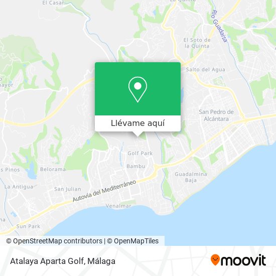 Mapa Atalaya Aparta Golf