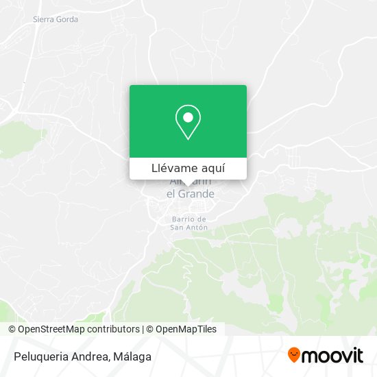 Mapa Peluqueria Andrea