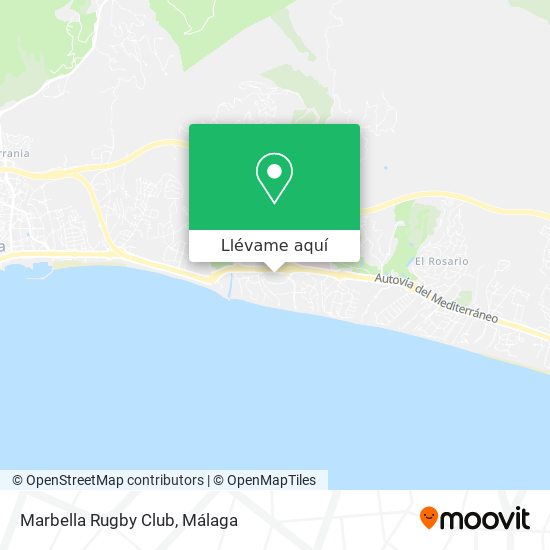 Mapa Marbella Rugby Club