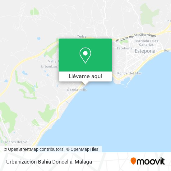 Mapa Urbanización Bahia Doncella