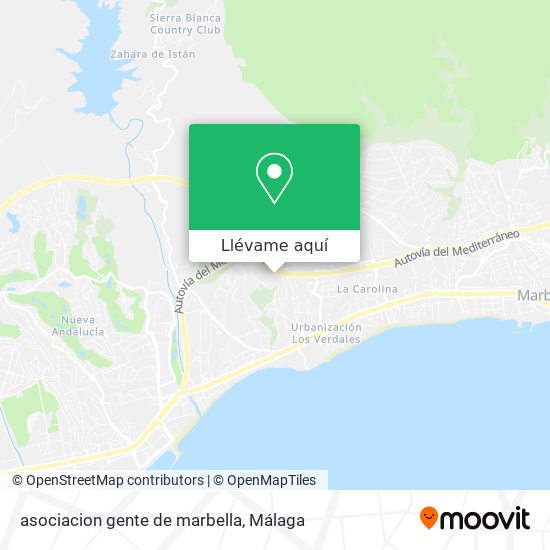 Mapa asociacion gente de marbella