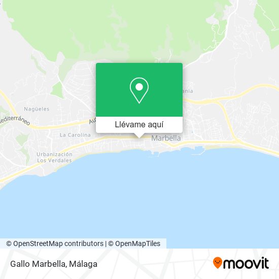 Mapa Gallo Marbella