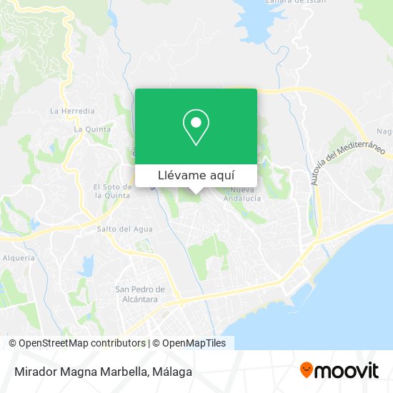Mapa Mirador Magna Marbella