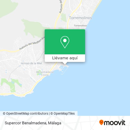 Mapa Supercor Benalmadena